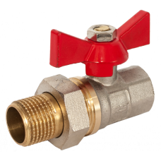 Кран-американка 1/2" никель, STA (СТА)